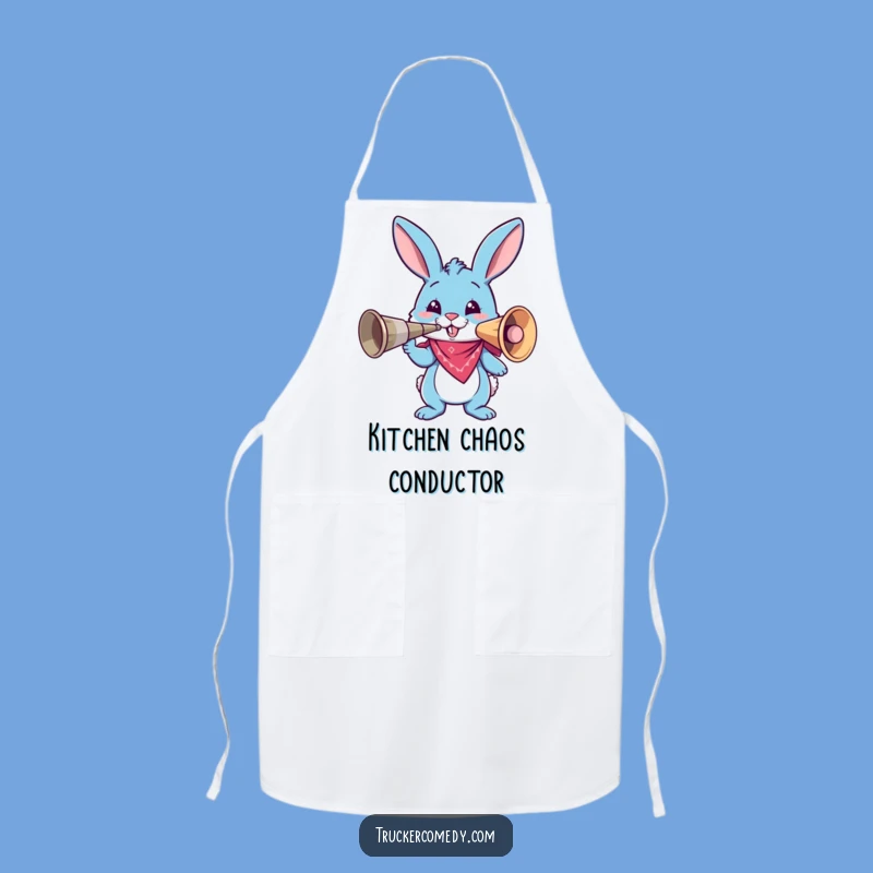 Funny Bunny Air Horn Apron: Cook Up Some Laughs!