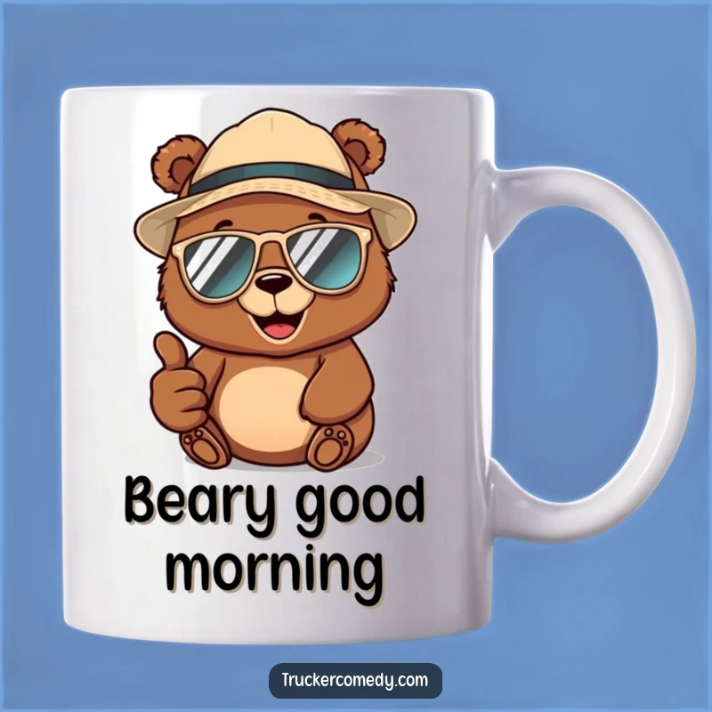 Funny Cool Bear Mug: Trucker Hat Vibes, The Ultimate Funny Gift