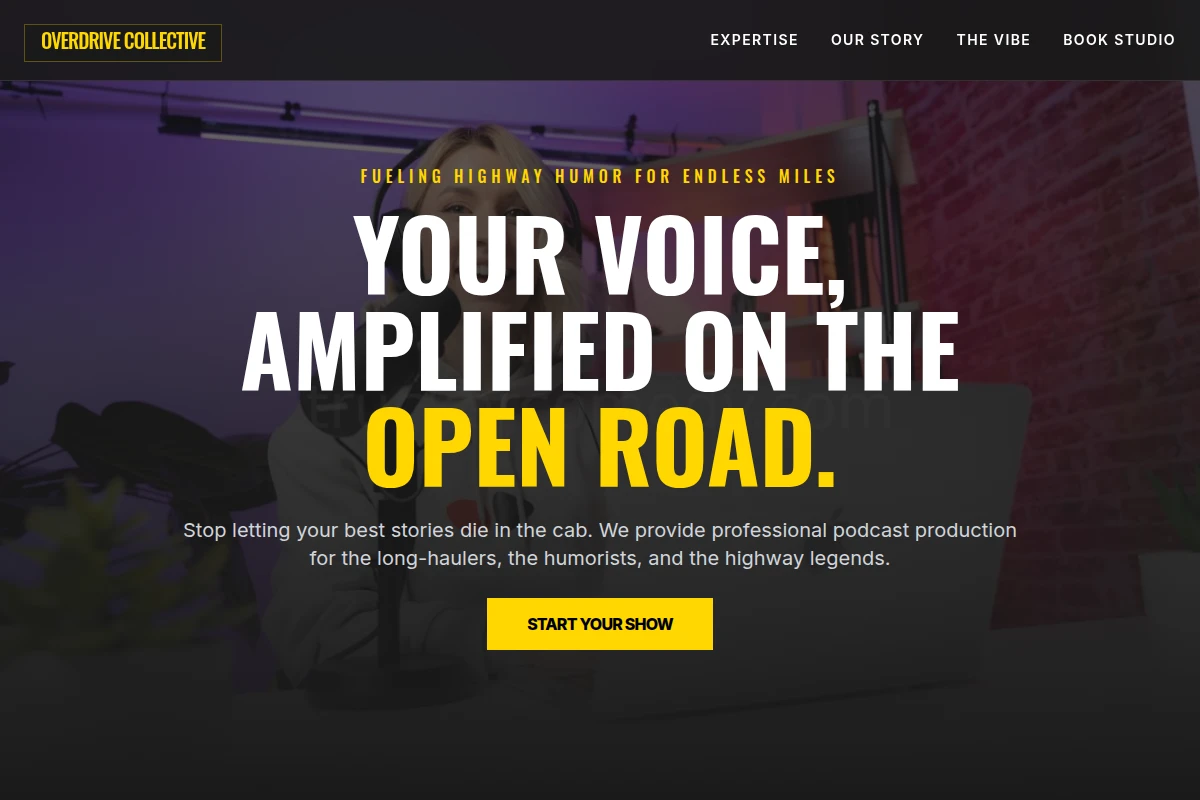 Premium Comedy Website Design