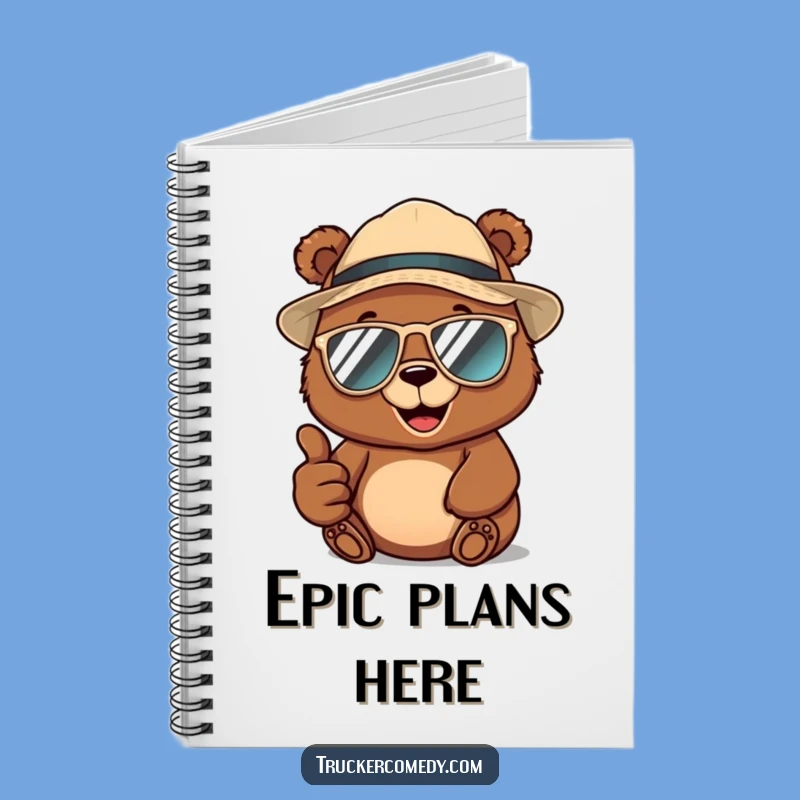 Jot Down Your Coolness: Funny Bear Notebook, Your Essential Funny Gift